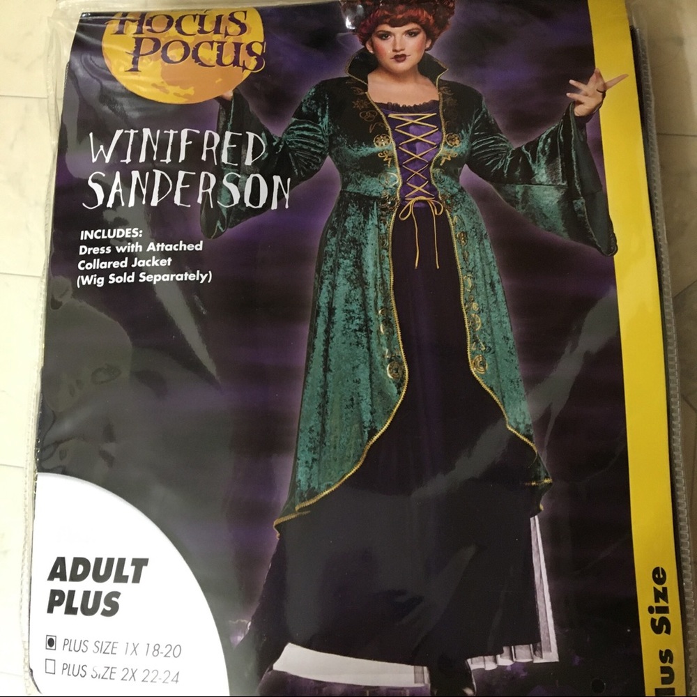 New Winifred Hocus Pocus Costume 1X 18-20